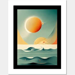 Ocean meets Sky Posters and Art